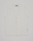 Vest | Merino Wool | Off White