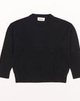 SW01.01 | Heavy Crew | Schwarz | Merinowolle