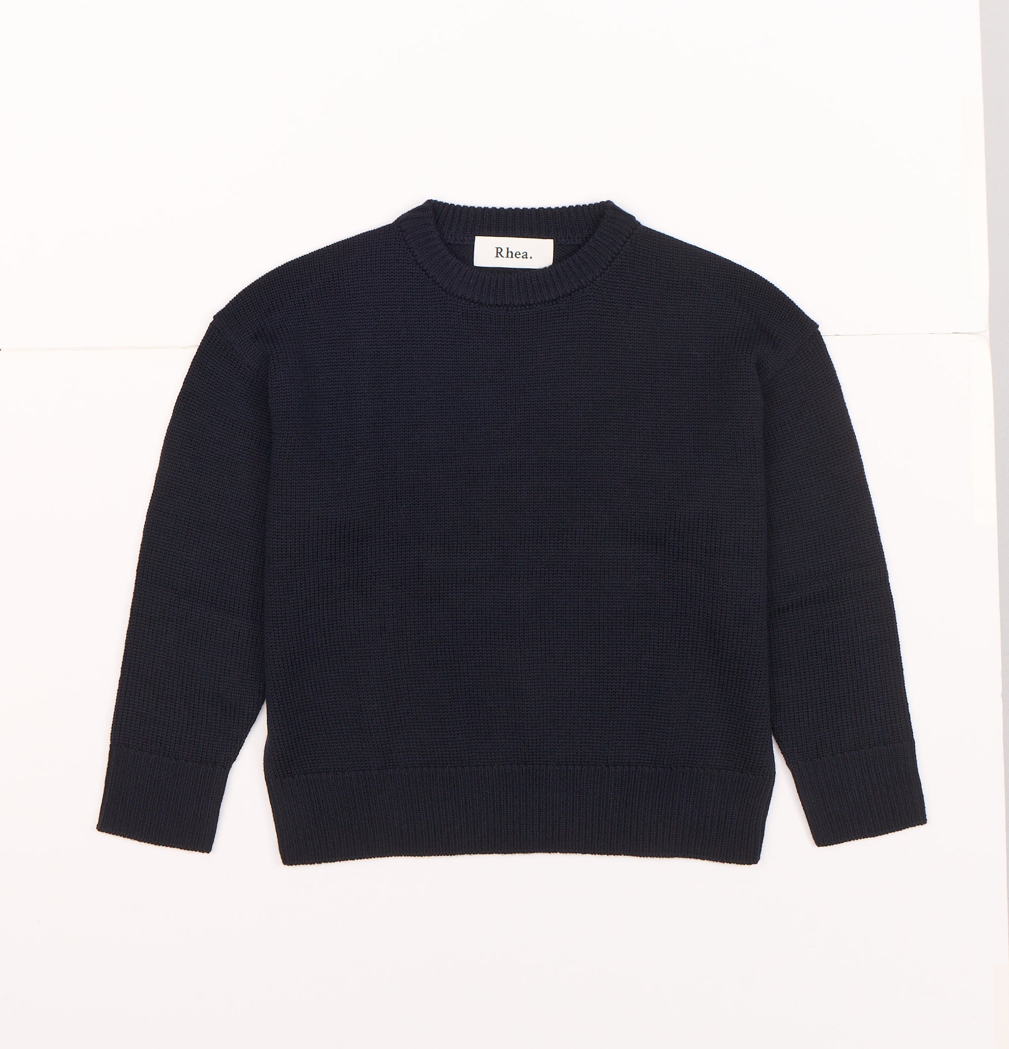 Heavy Crew | Navy | Merino Wool
