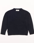 Heavy Crew | Navy | Merino Wool