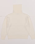 Double Knitted Turtle | Merino Wool | Offwhite