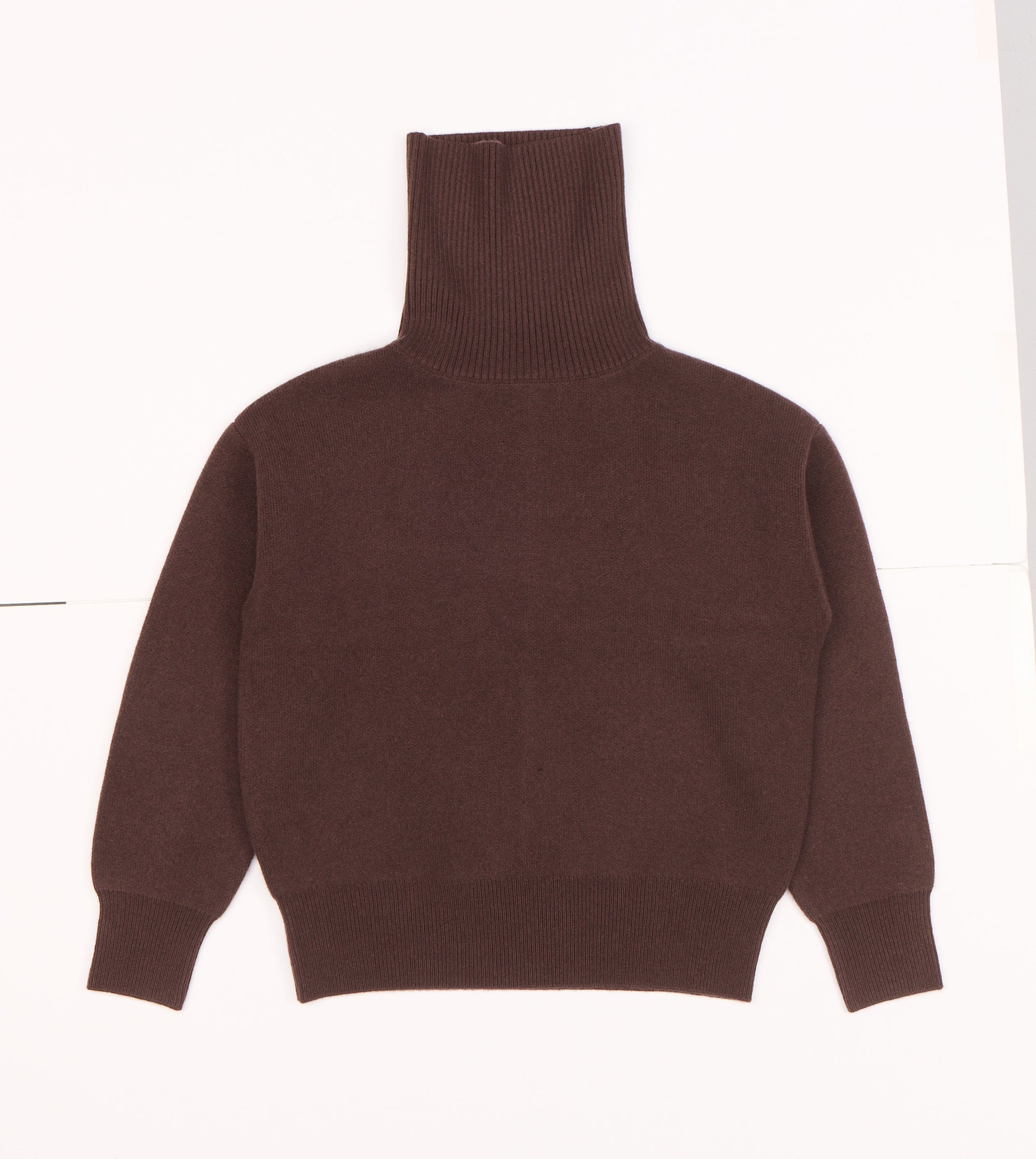 Double Knitted Turtle | Merino Wool | Brown