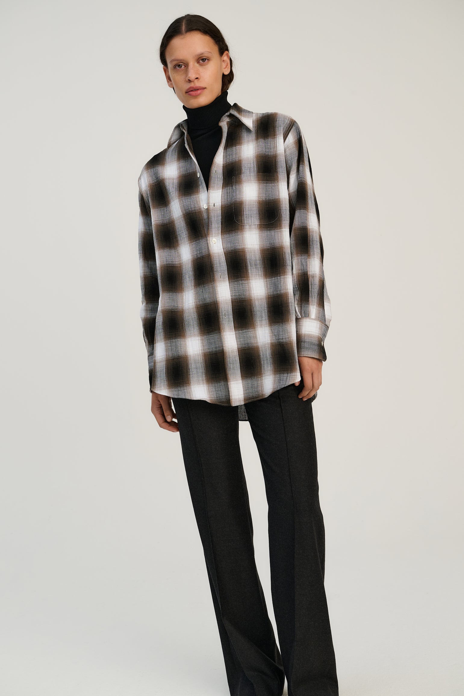 SH01.02 | Shirt | Black Check | Egyptian Cotton