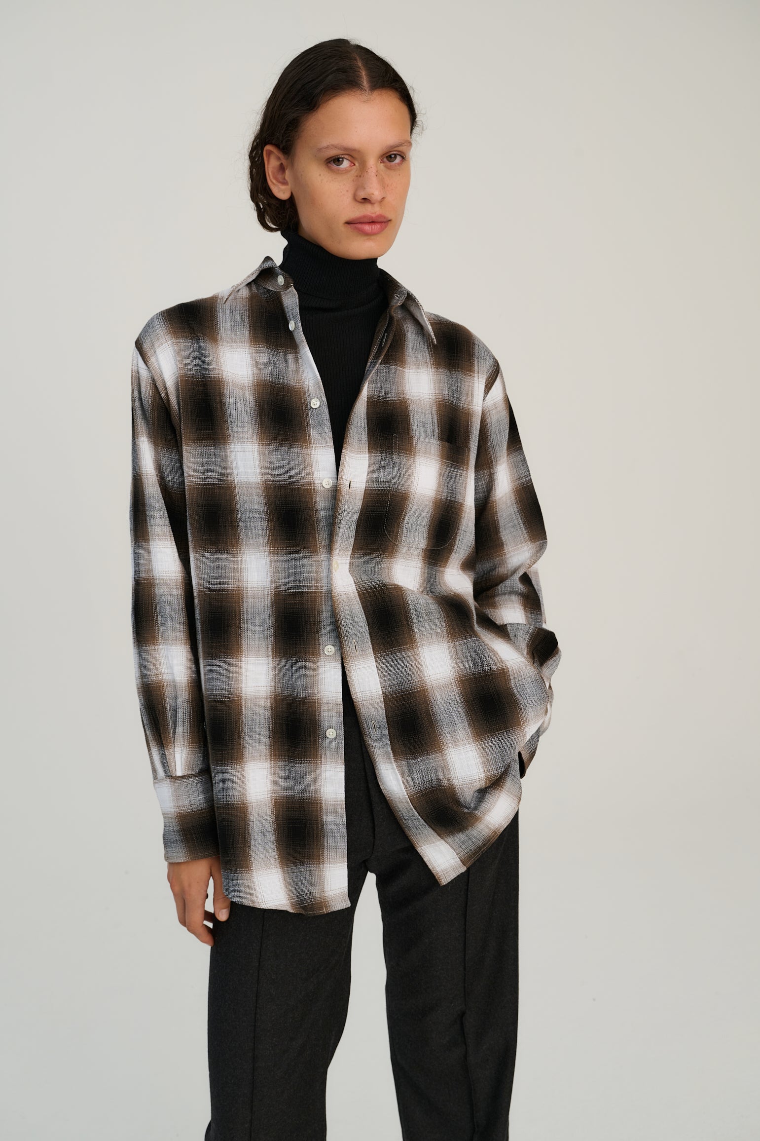 SH01.02 | Shirt | Black Check | Egyptian Cotton