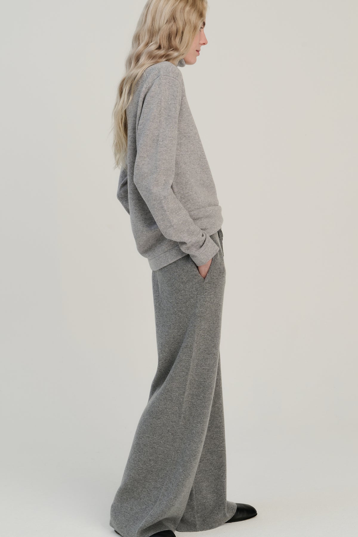 SW07.04 | Turtleneck | Light Grey | Wool &amp; Cashmere
