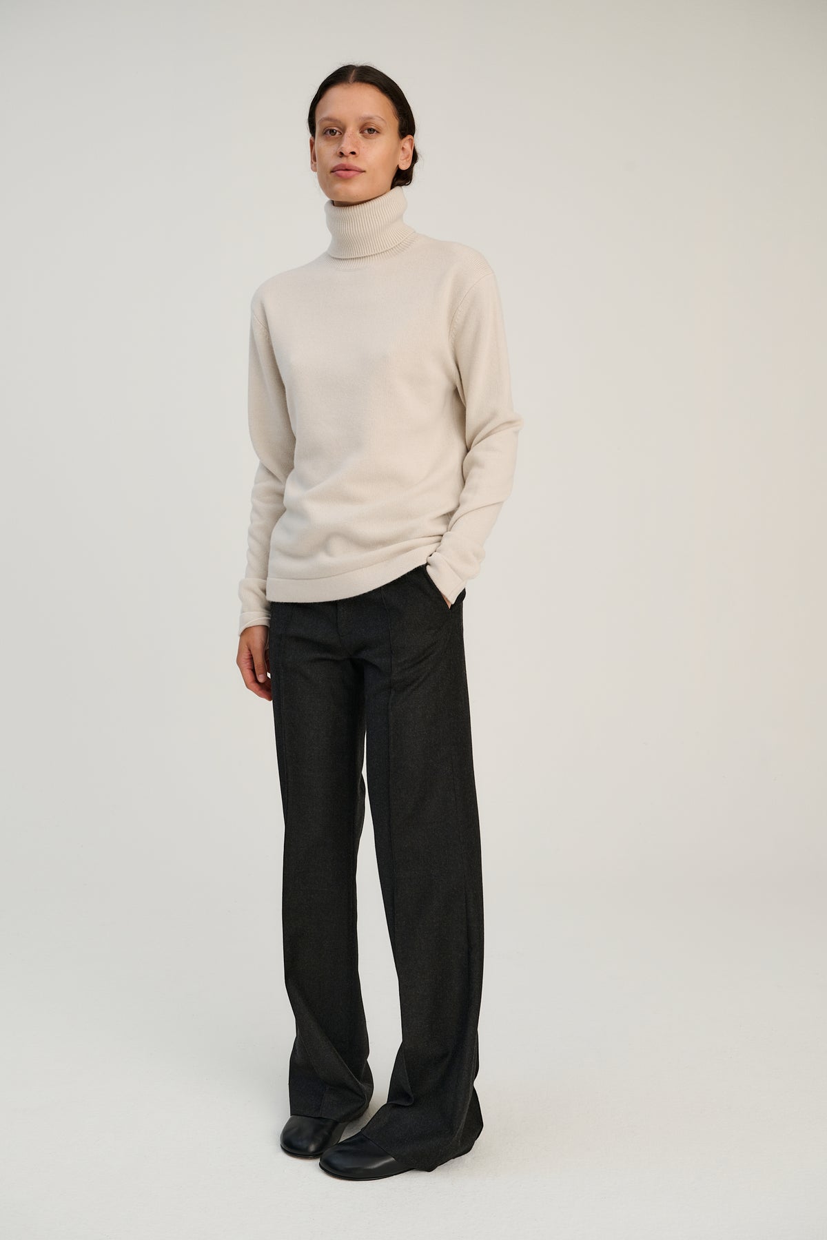 SW07.08 | Turtleneck | Sand | Wool &amp; Cashmere