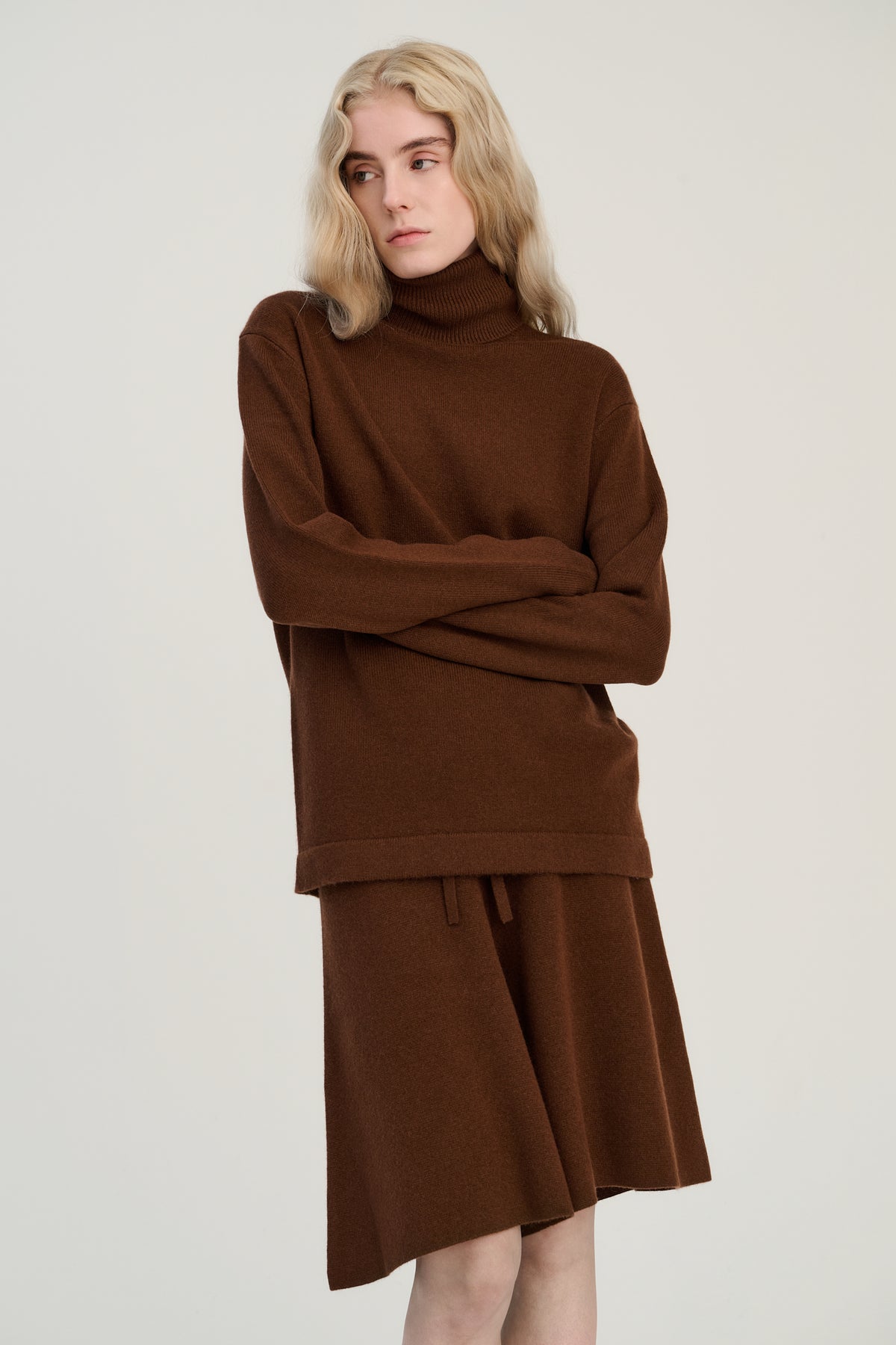 SW07.10 | Turtleneck | Tabacco | Wool &amp; Cashmere