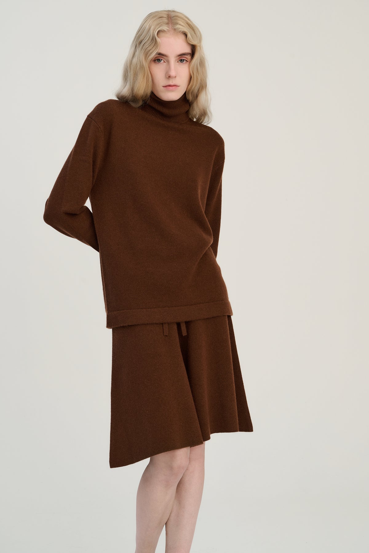 SW07.10 | Turtleneck | Tabacco | Wool &amp; Cashmere