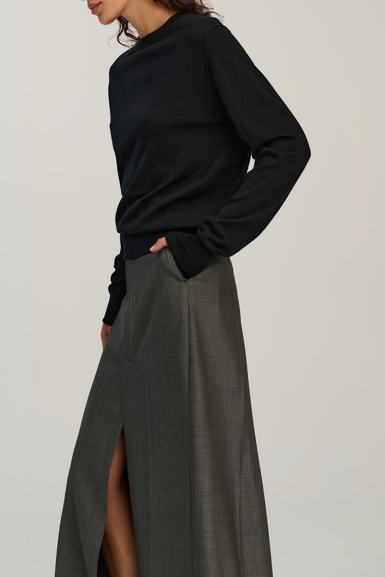 Crewneck | Merino Wool | Black