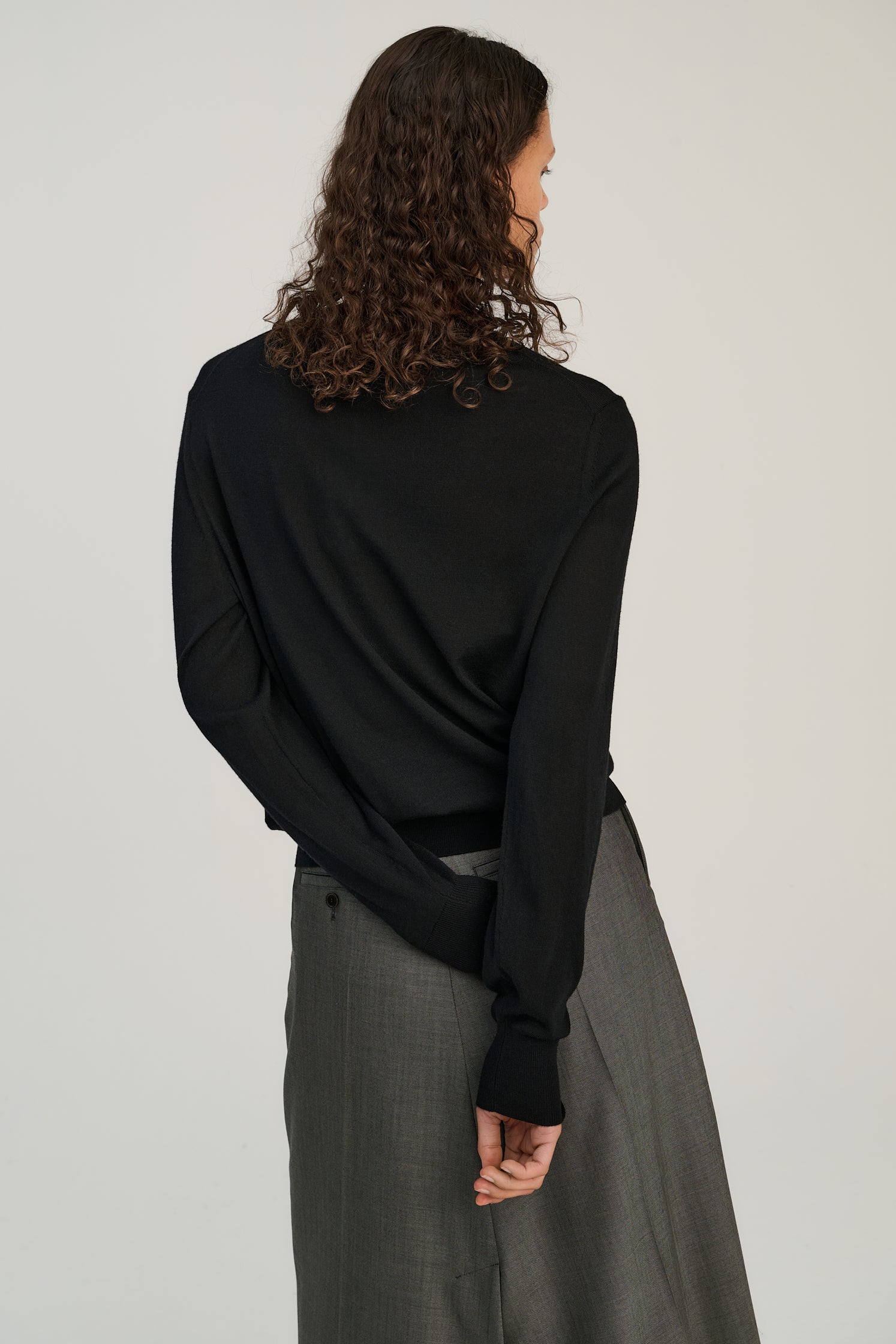 Crewneck | Merino Wool | Black