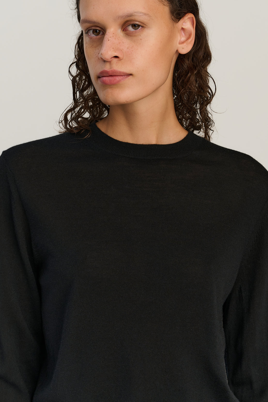Crewneck | Merino Wool | Black