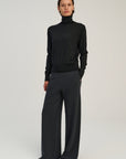 Turtle Neck | Merino Wool | Dark Grey