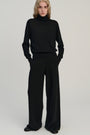 Drawstring Pants | Merino Wool | Black