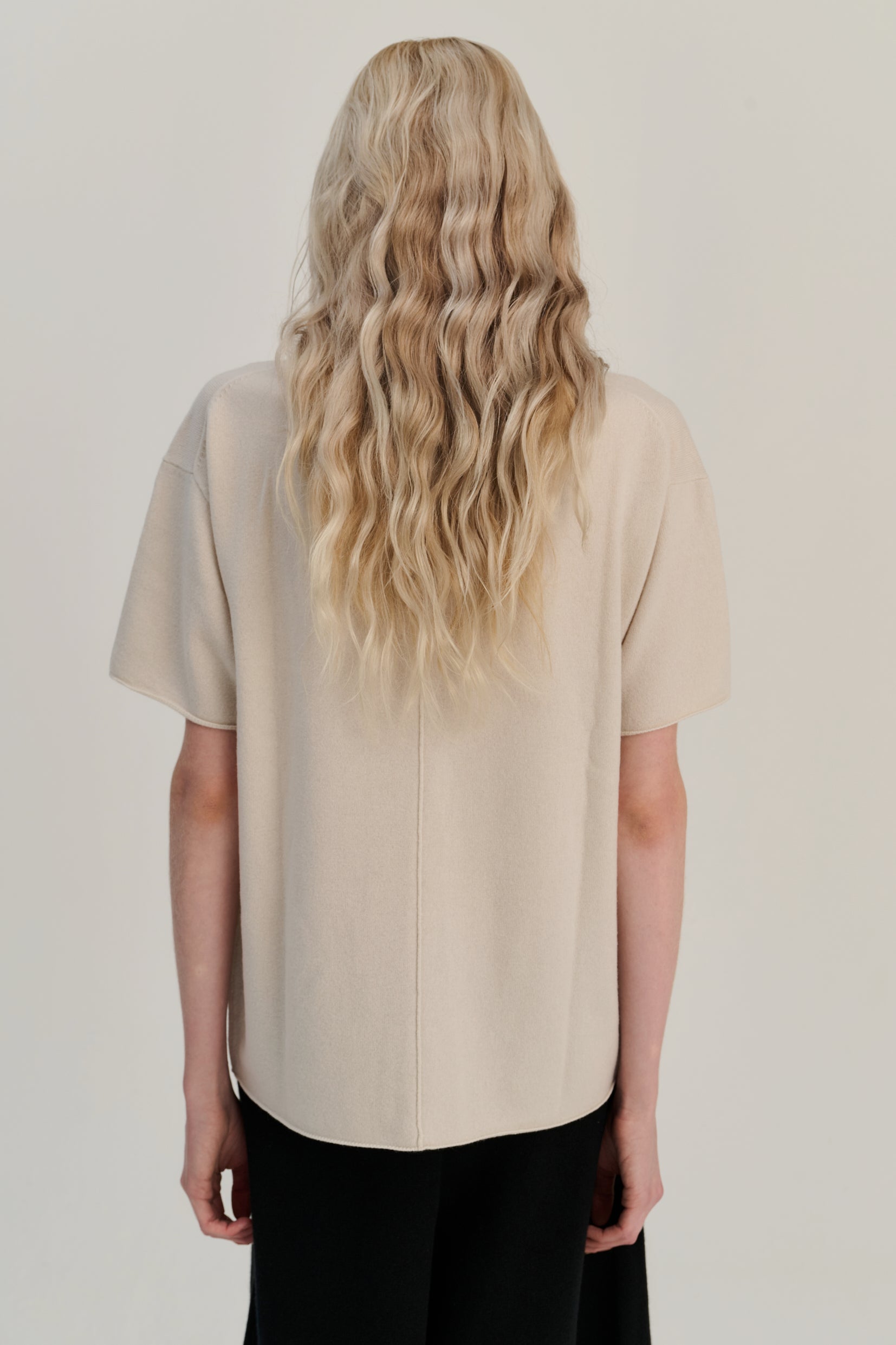 SW19.08 | TShirt | Wool Cashmere | Sand