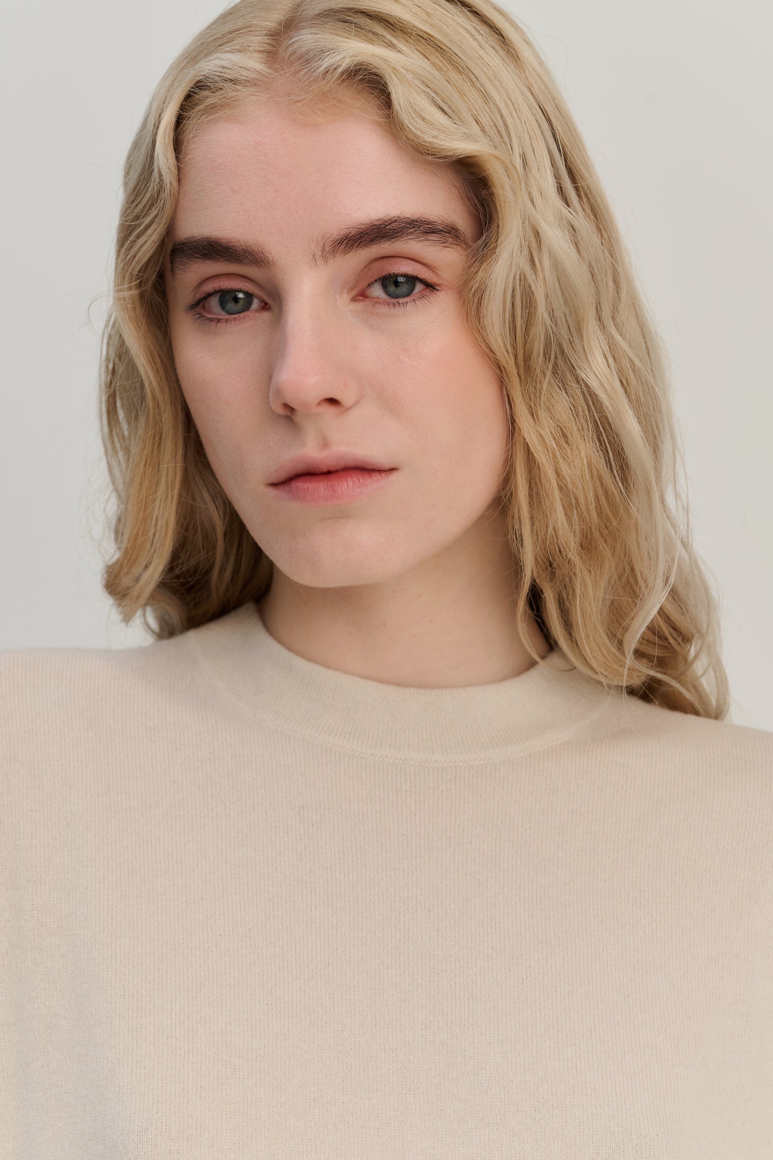 SW19.08 | TShirt | Wool Cashmere | Sand