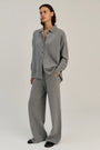 Drawstring Pants | Grey | Wool & Cashmere