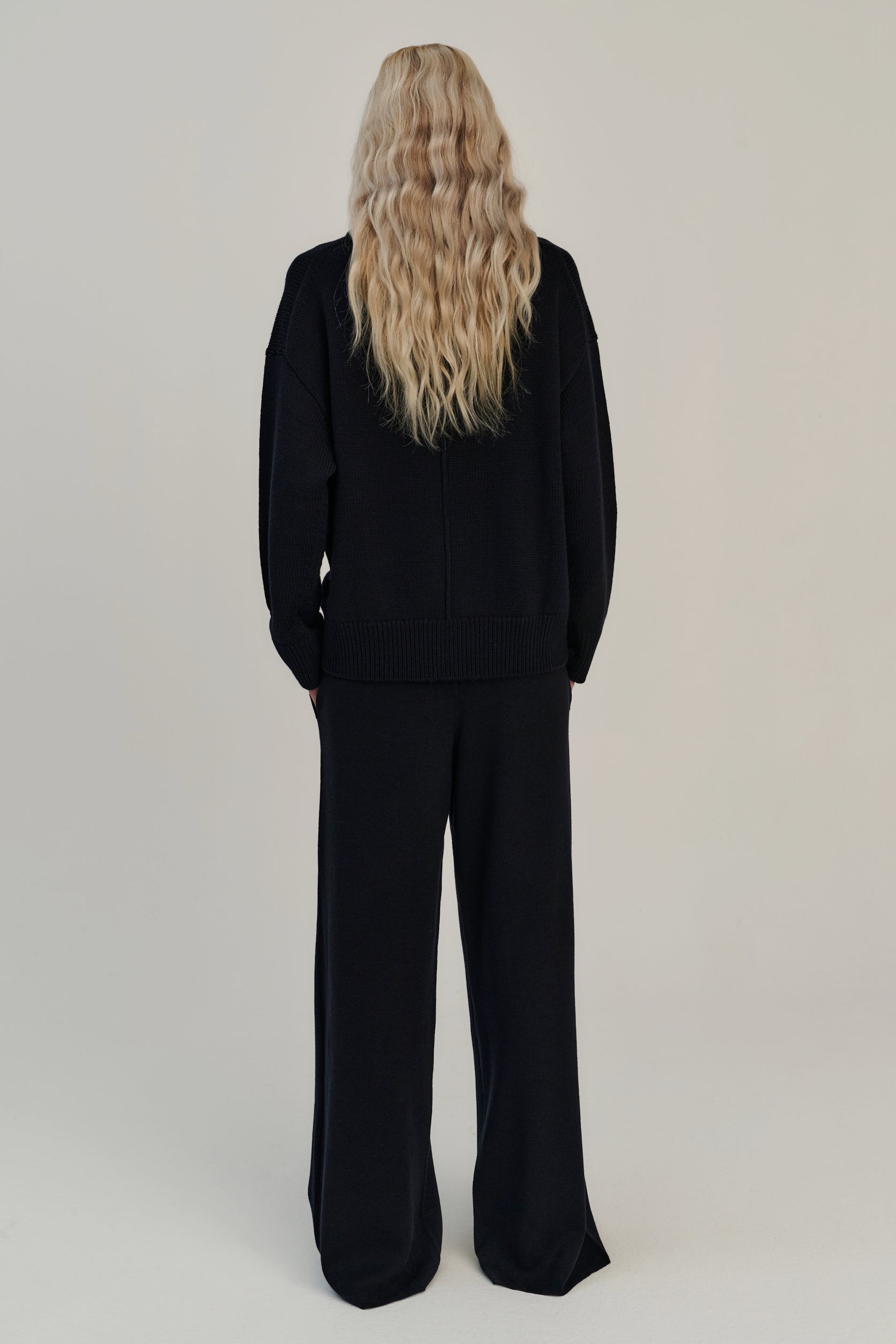 Heavy Crew | Navy | Merino Wool