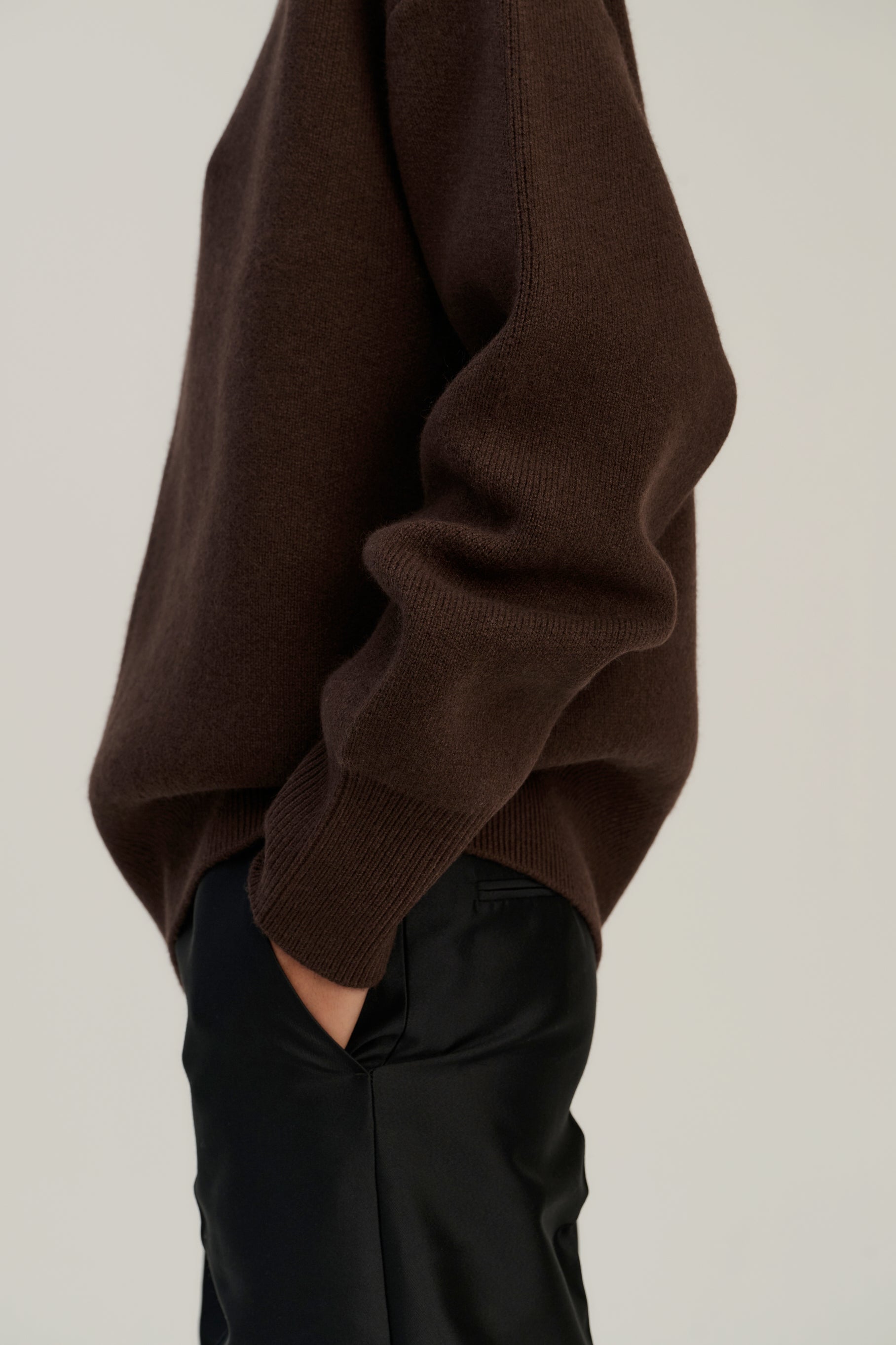 Double Knitted Turtle | Merino Wool | Brown