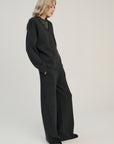Drawstring Pants | Merino Wool |  Grey