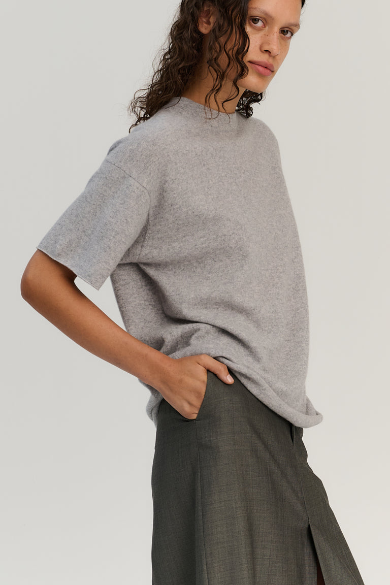 TShirt | Wool Cashmere | Light Grey
