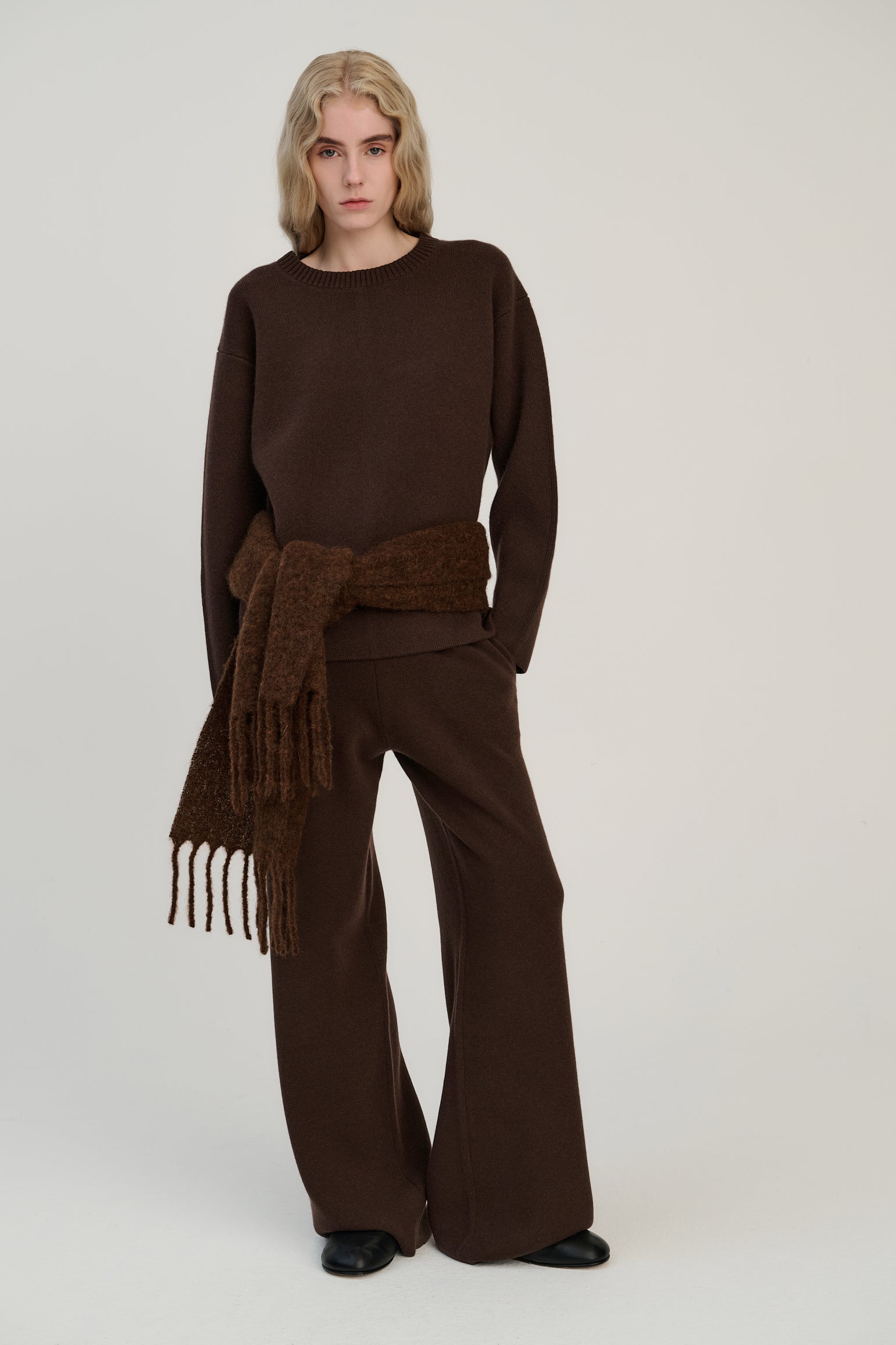 BT02.11 | Pants | Dark Brown | Wool &amp; Cashmere
