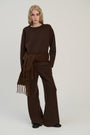 BT02.11 | Pants | Dark Brown | Wool & Cashmere