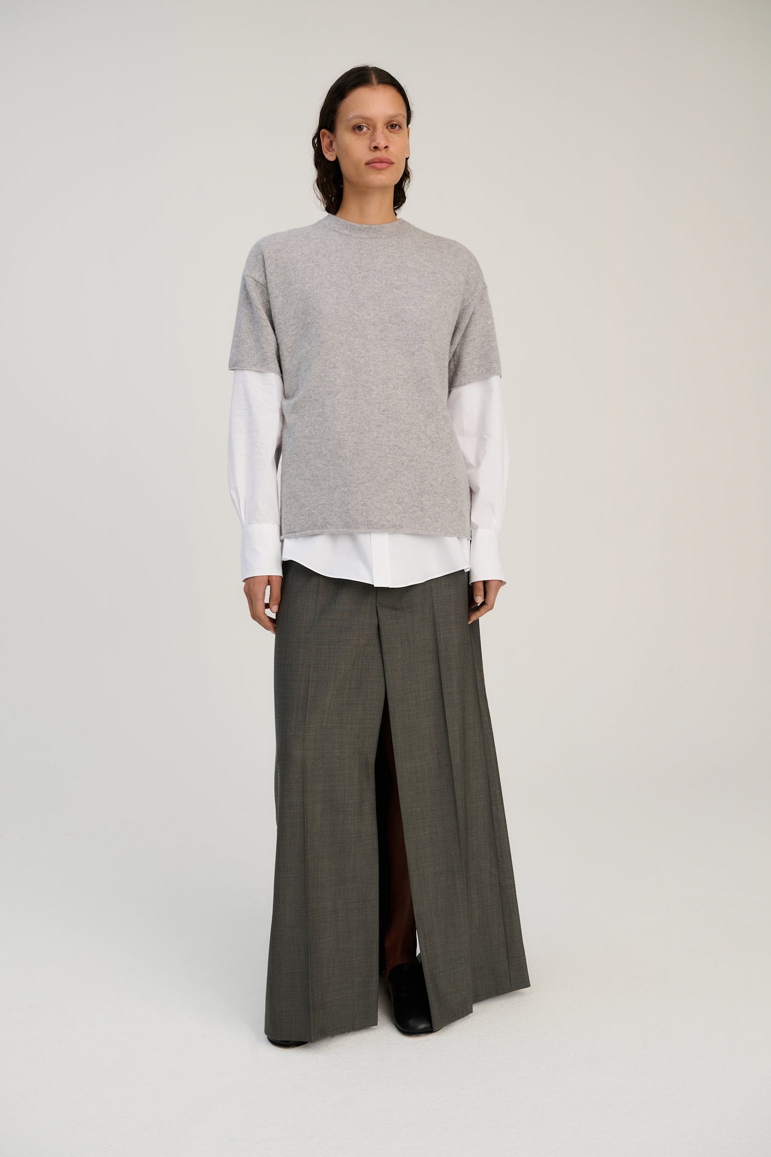 TShirt | Wool Cashmere | Light Grey