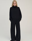 Double Knitted Turtle | Merino Wool | Navy