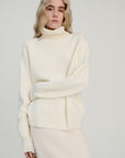 Double Knitted Turtle | Merino Wool | Offwhite