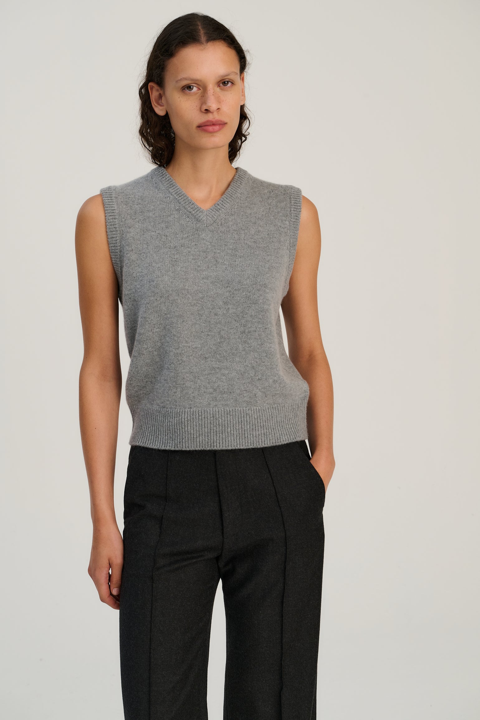 SW10.05 | Vest | Grey | Wool &amp; Cashmere
