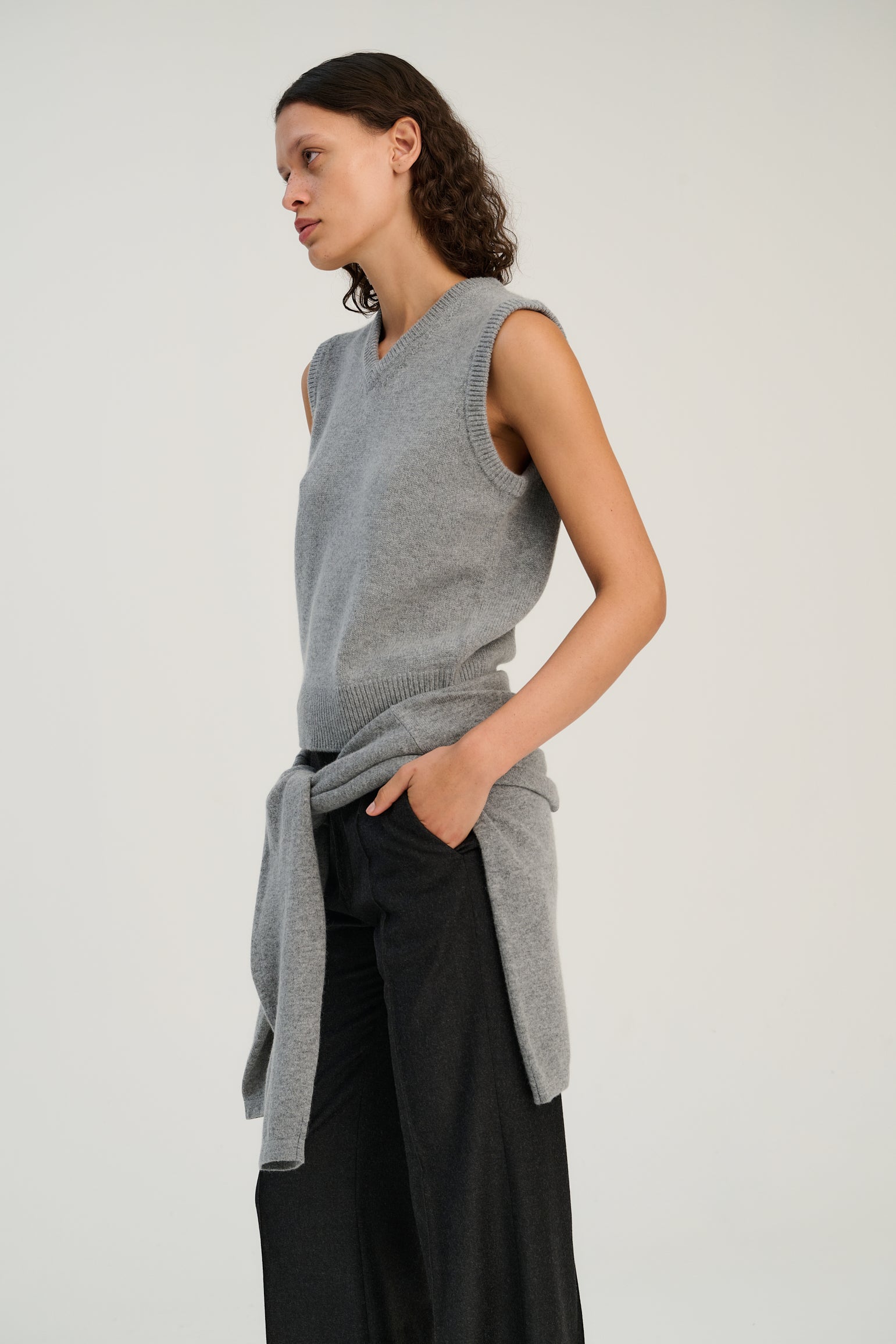SW10.05 | Vest | Grey | Wool &amp; Cashmere