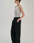 SW29.04 | Ribbed Tank | Lyocell Wool | Light Grey
