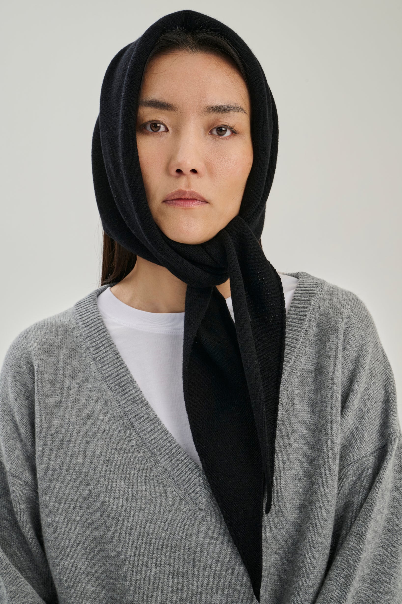A002.01 | Bandana | Wool Cashmere | Black